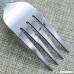 HUELE Set of 5 Korean Stainless Steel Table Forks Dinner Fork Set Long-handled Great Circle Forks - B07BSZHS99